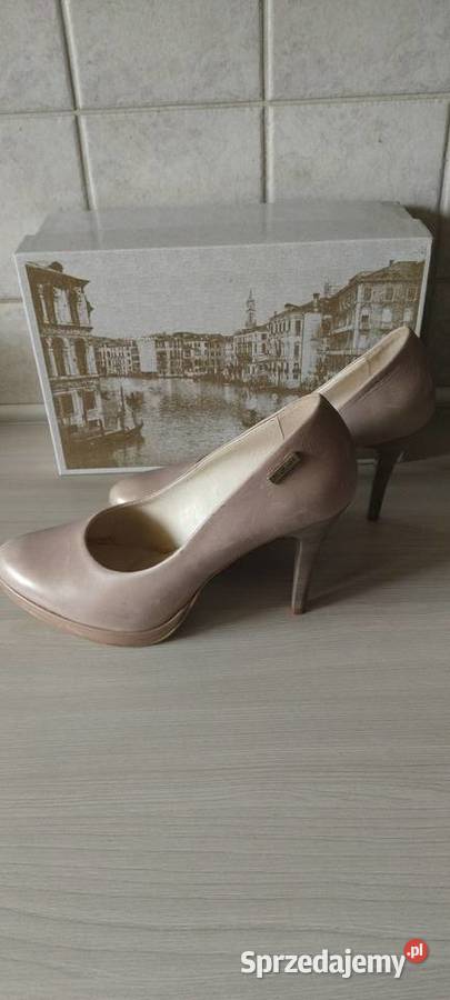 Obuwie Venezia Luch Beżowe