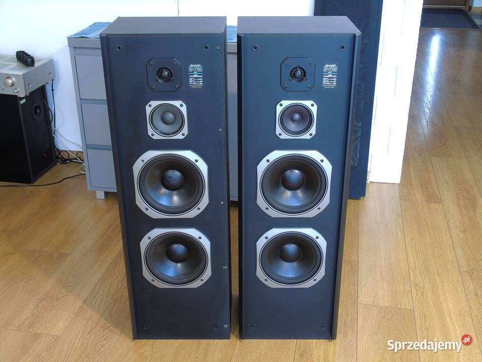 Kolumny SHARP CP7700 mocne 2 x 250 wat 8 ohm Słuchawki i głośniki podkarpackie Jasło