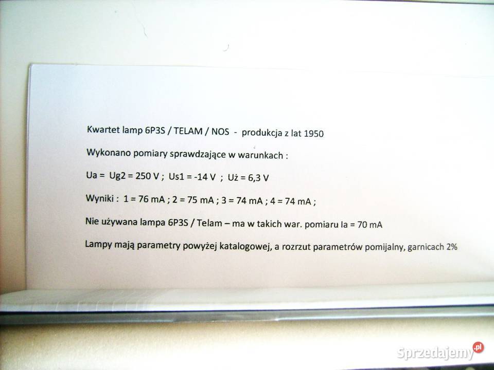 6P3S DOBRANY KWARTET TELAM z lat 195060ych Porąbka