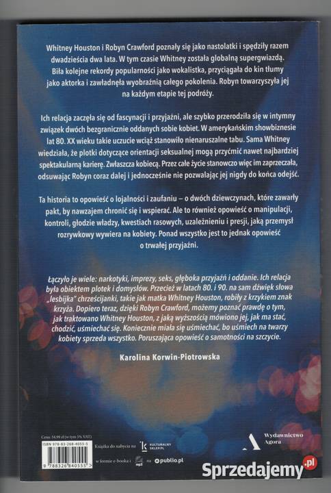 A Song For You Moje życie z Whitney Houston mazowieckie Warszawa