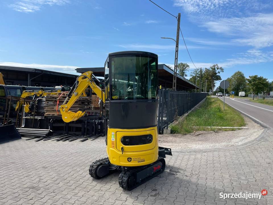 Minikoparka GG900C z kabiną Gunter Grossmann Szczecin