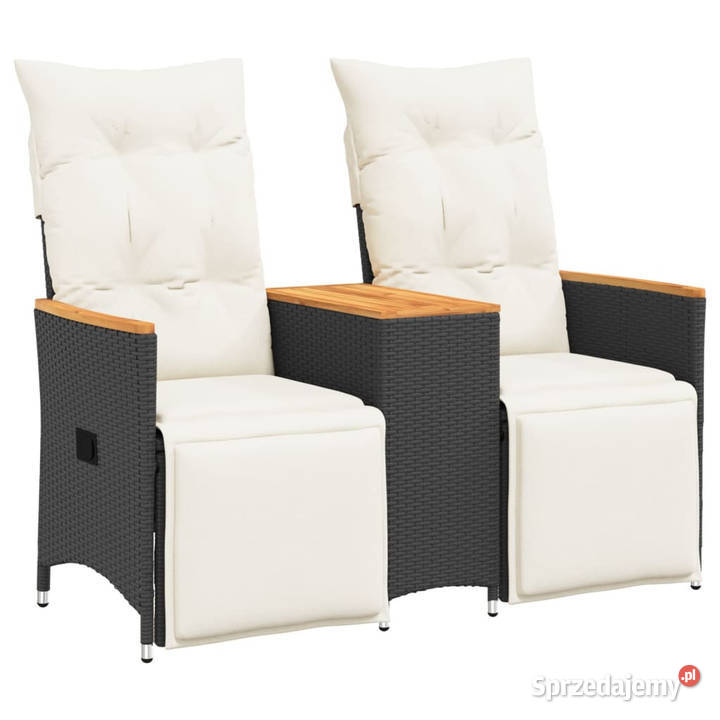 Rozkładana sofa ogrodowa 2 os ze stolikiem Warszawa
