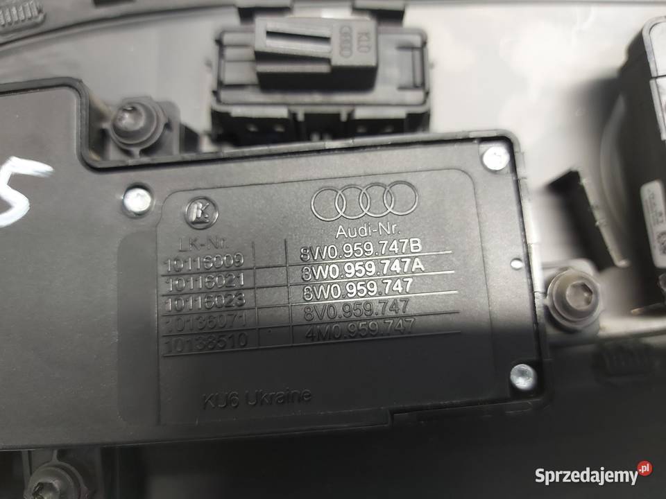 AUDI RS5 8W8 F5 Panel sterowania fotela przód sprzedam