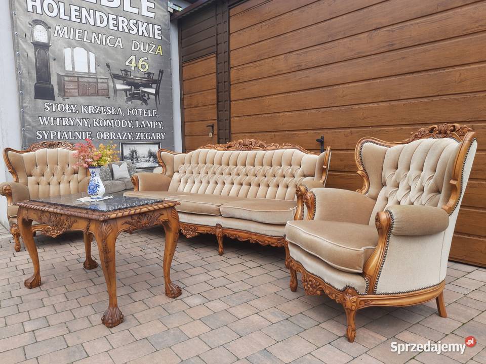zestaw wypoczynkowy sofa 3osobowa i dwa fotele sprzedam
