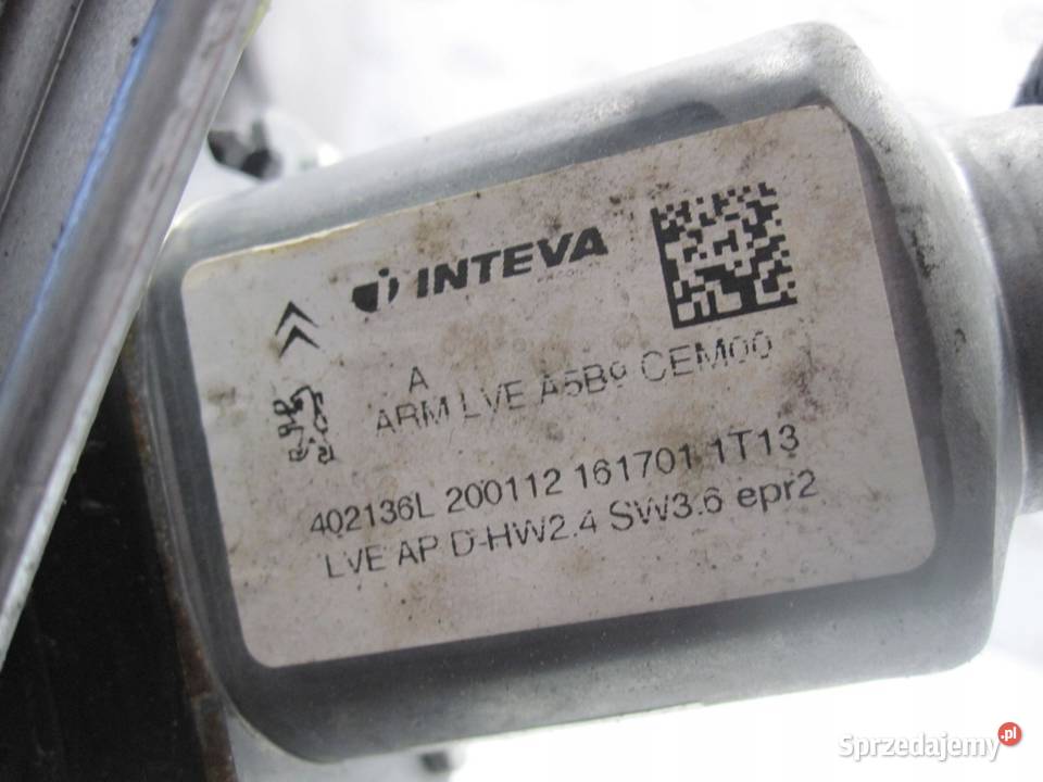 CITROEN C3 PICASSO 12r podnośnik szyby prawy sprzedam