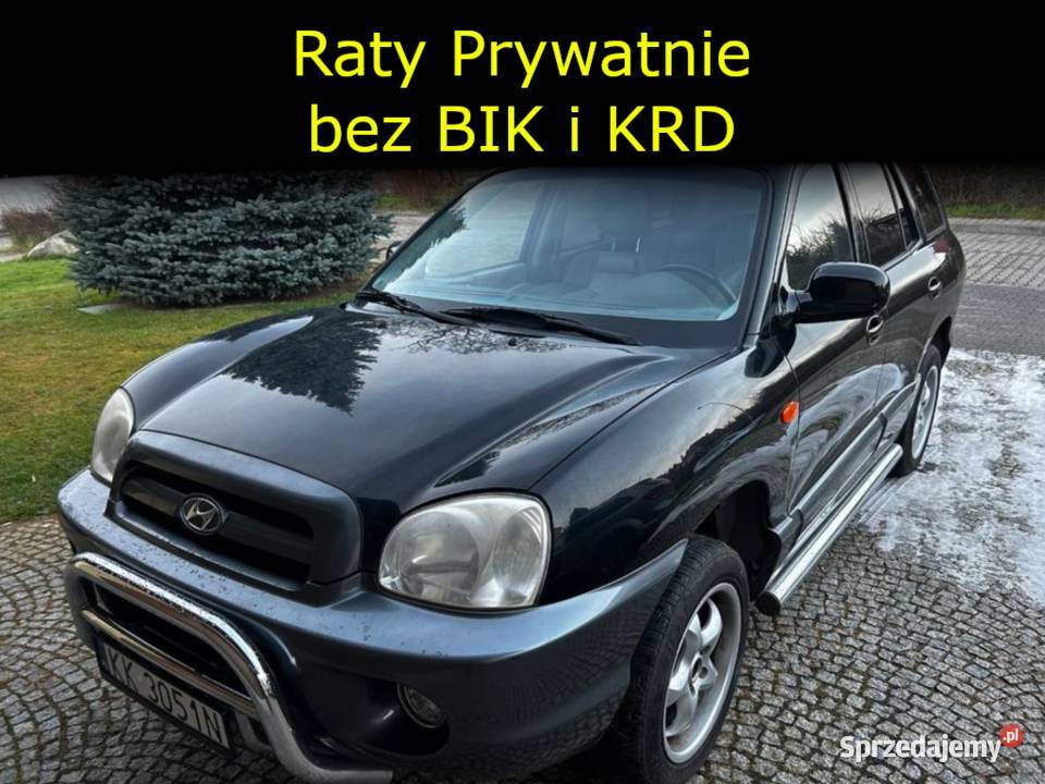 Raty Prywatnie Hyundai Santa Fe 24 4WD FV 23 autoalarm Wrocław
