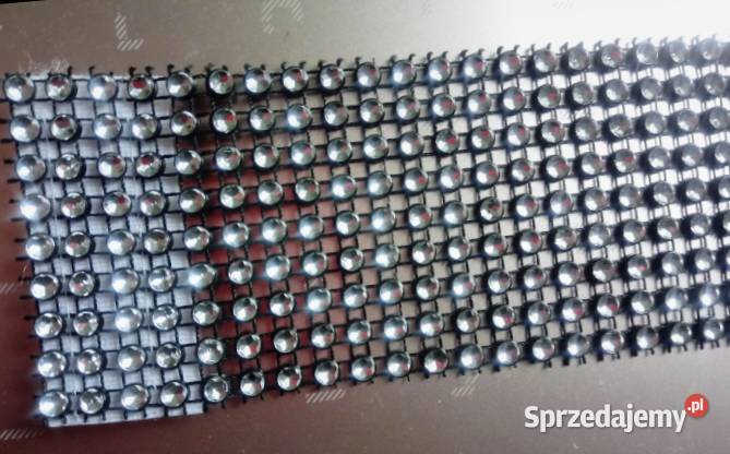 Tuby upięcia firan srebrne cyrkonie małopolskie Chrzanów