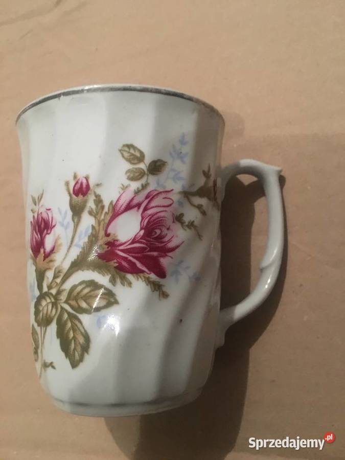 Talerz Kubek porcelana PRL zachodniopomorskie Kołobrzeg