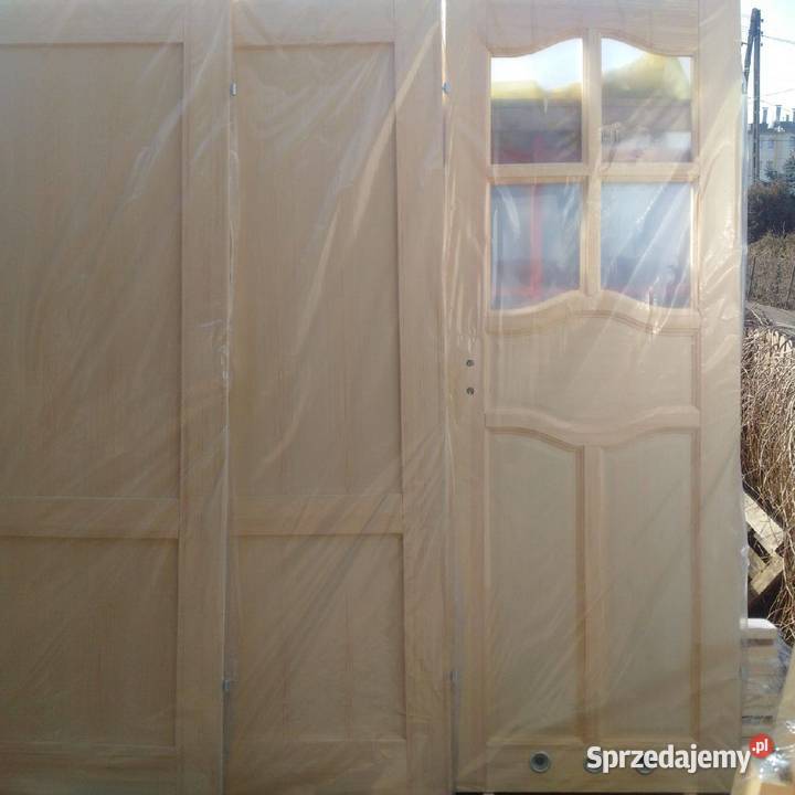 Prawdziwe drzwi drewniane sosnowe dolnośląskie Wrocław