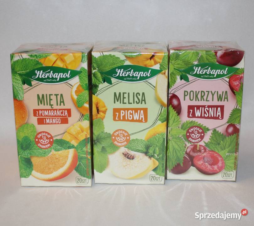 Herbata ziołowa Herbapol mięta mango melisa Stare Miasto