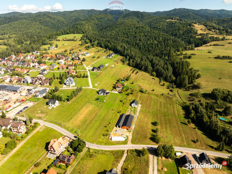 Widokowa działka budowlana w Maniowach małopolskie Maniowy