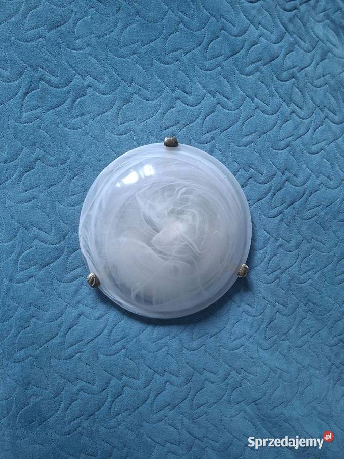 Plafon sufitowy z kloszem szklanym lampa Małkinia Górna