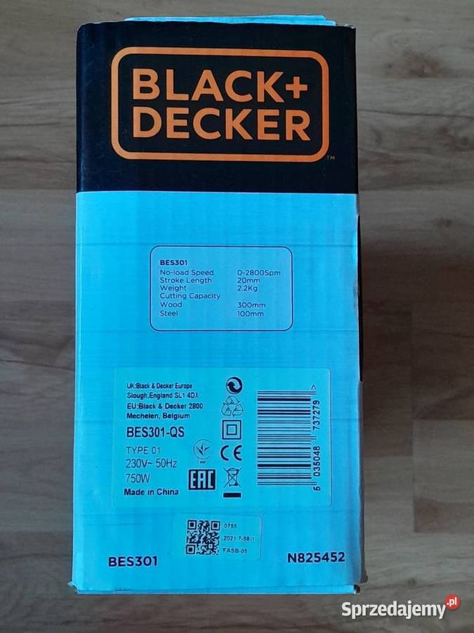 Piła szablasta BlackDecker BES301 QS nowa dolnośląskie Polkowice