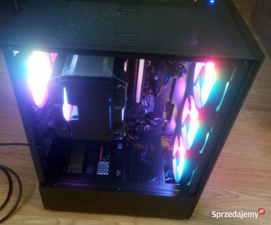 Komputer PC I5 12600KF 32Gb RAM GTX 1650 RGB Komputery stacjonarne mazowieckie Radom