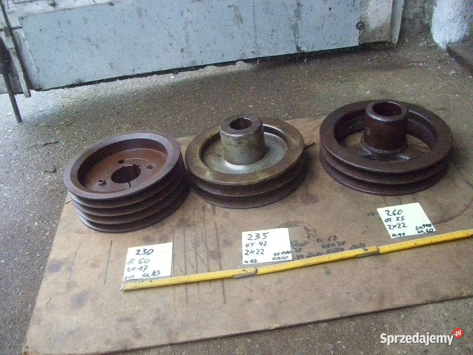 koła pasowe duże 230mm 260mmkoła zębate Zielona Góra