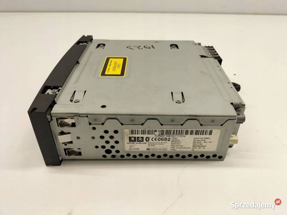 RADIO 98058929XT Peugeot 3008 I 20092016 osobowe