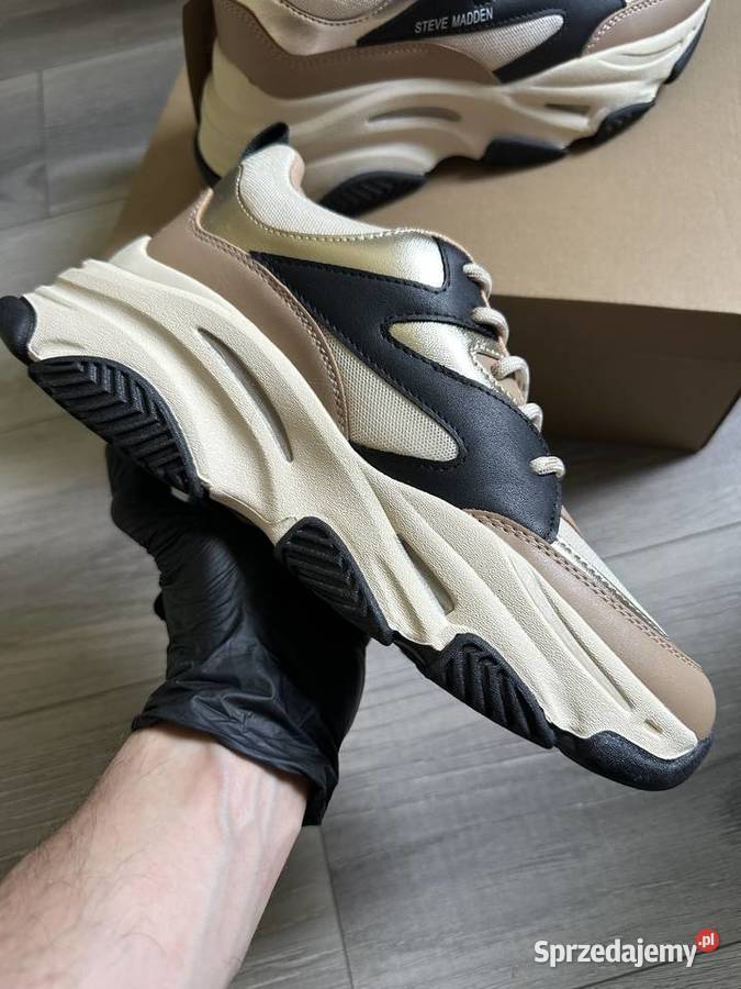 Steve Madden Progressive sneakersy Khaki Black r dolnośląskie