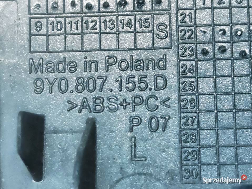 Zaślepka Haka Zderzak Przedni Lewa Porsche wielkopolskie Pleszew