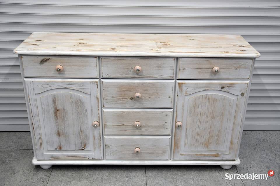 komoda z drewna sosnowego nowa