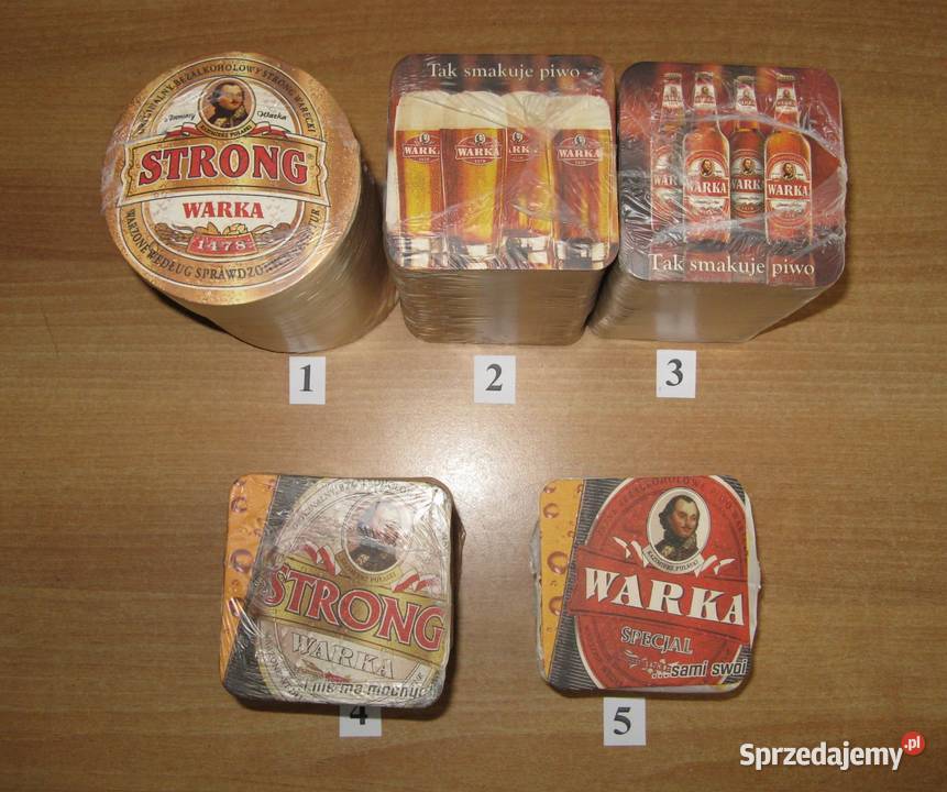 Podstawki pod piwo Warka Dąbrowa Górnicza