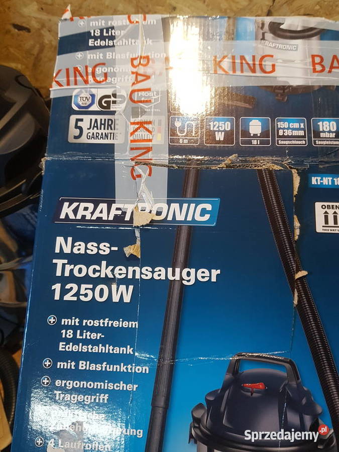 ODKURZACZ WARSZTATOWY KRAFTRONIC KTNT 18 Głogowa