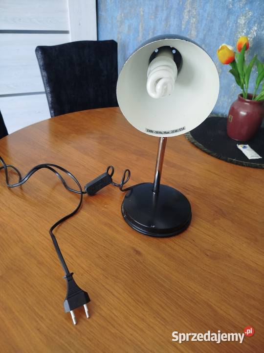 Lampka czarna na biurko Dzierżoniów sprzedam