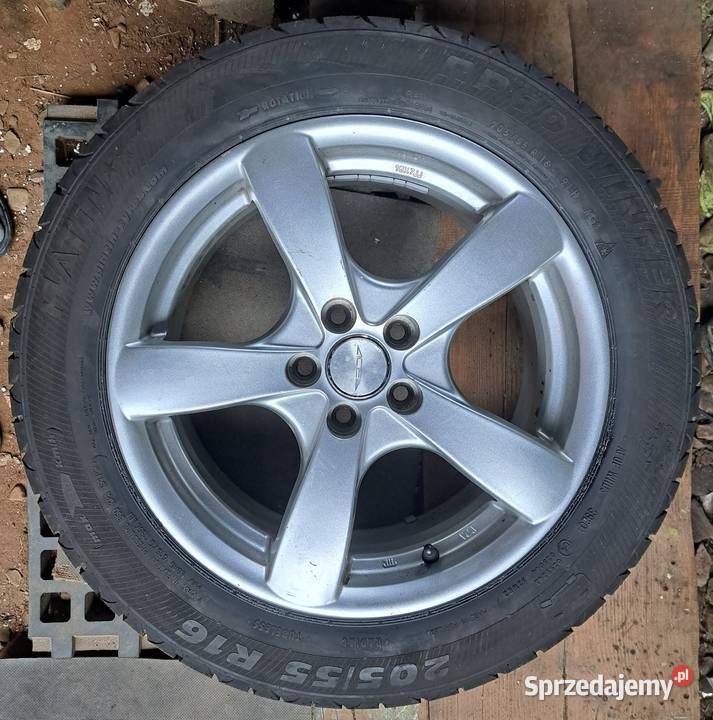 Koła alumiowe zimowe 20555R16 opony niemieckie sprzedam