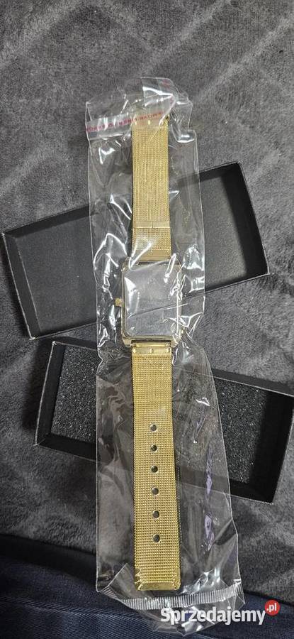 zegarek męski elegancki złotyNowy Geneva Siennica