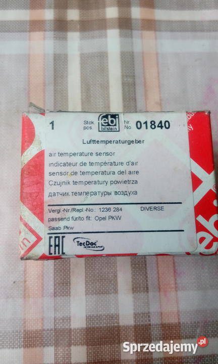 Czujnik temperatury zewnętrznej opel saab i inne Układ elektryczny Części samochodowe Katowice