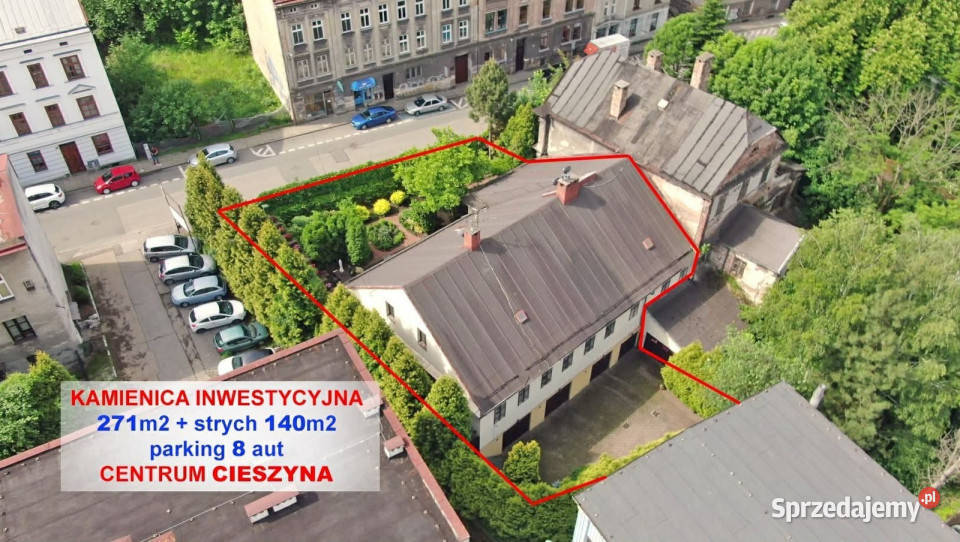 Kamienica inwestycyjna parking 8 aut centrum śląskie sprzedam
