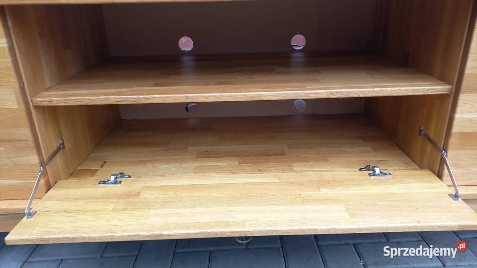 Szafka RTV Komoda drewniana dębowa Szafka pod Gawroniec sprzedam
