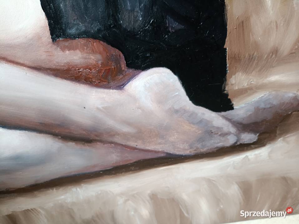 XXL duży obraz olejny Marek Grzegorz Whisper of