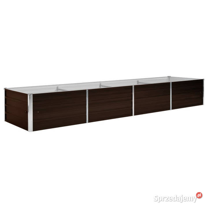 Podwyższona donica brązowa 320x80x45 mazowieckie Warszawa