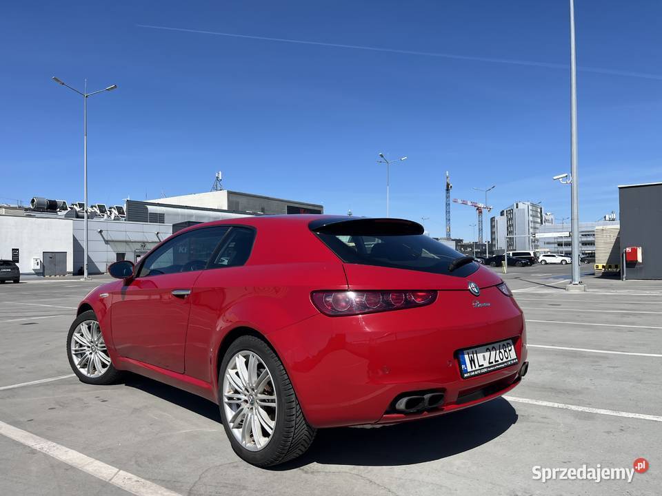 Alfa Romeo Brera czerwona 32 V6 JTS 260 napęd Q4 260KM Warszawa