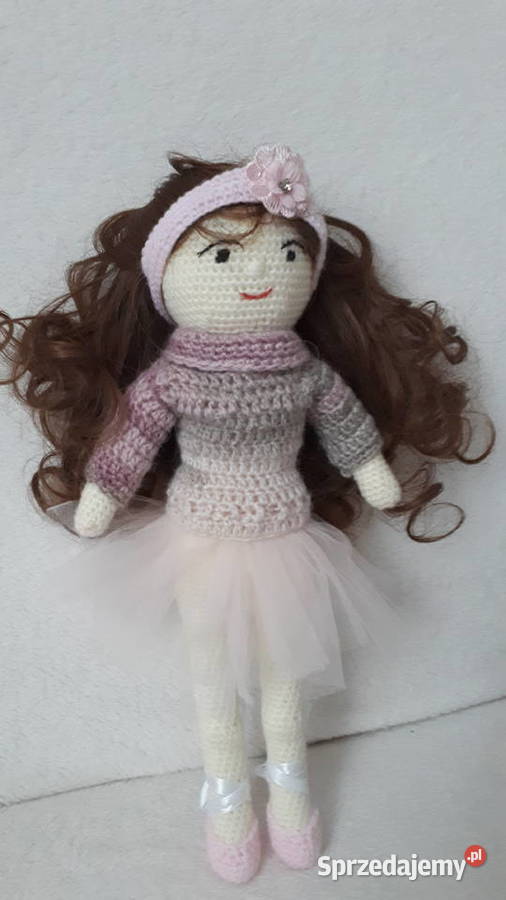 Baletnica zrobiona na szydełku