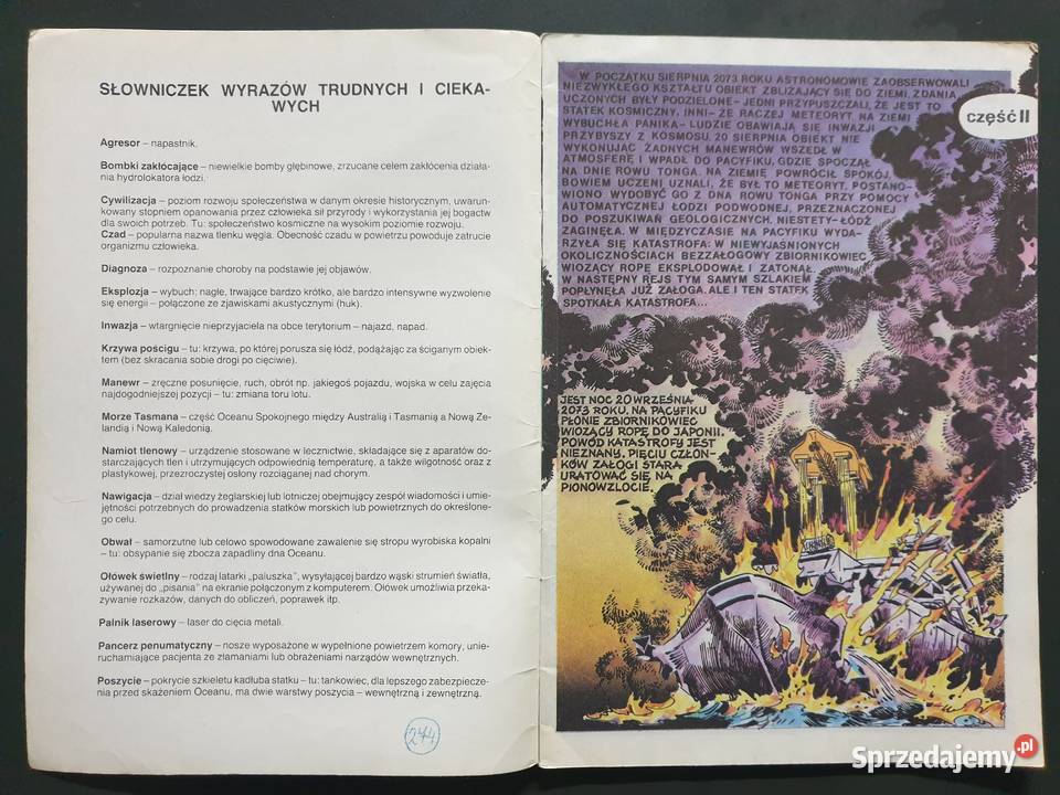 Zbuntowana Zbigniew Kasprzak komiks sf 1986 Polskie Gdynia