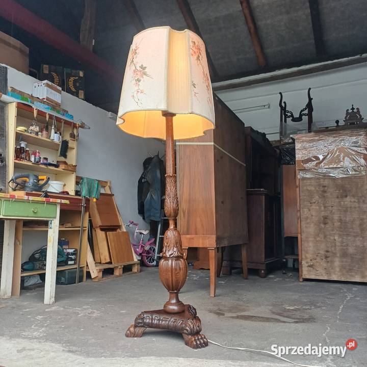 Eklektyczna Antyczna Lampa Podłogowa Bogato Suchorzew