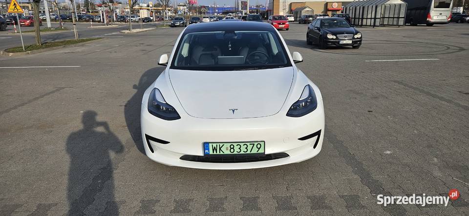 Tesla Model 3 SR 2021 polift gwarancja Warszawa