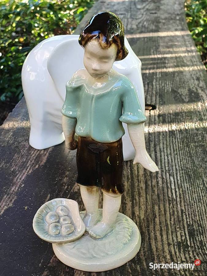Stara porcelanowa figurka z Rumunii Myszków sprzedam