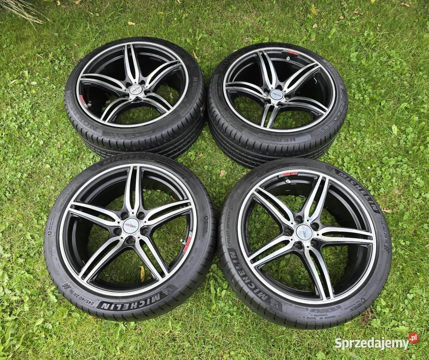 Sprzedam alufelgi MOTEC 19 5x112 z oponami