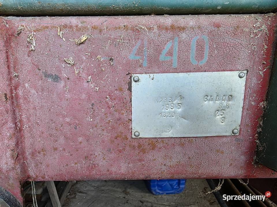 Polski rozrzutnik obornika Agromet cynkomet Nawożenie Pajęczno