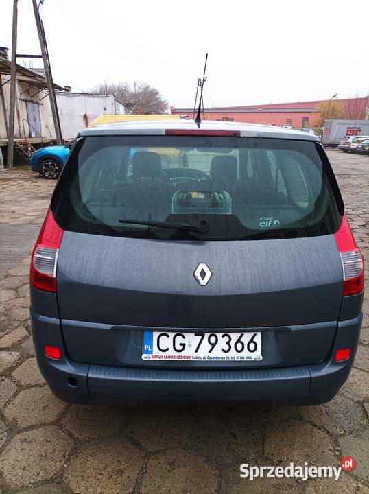 Renault scenic II grand lift 20 BG isofix lubelskie Lublin
