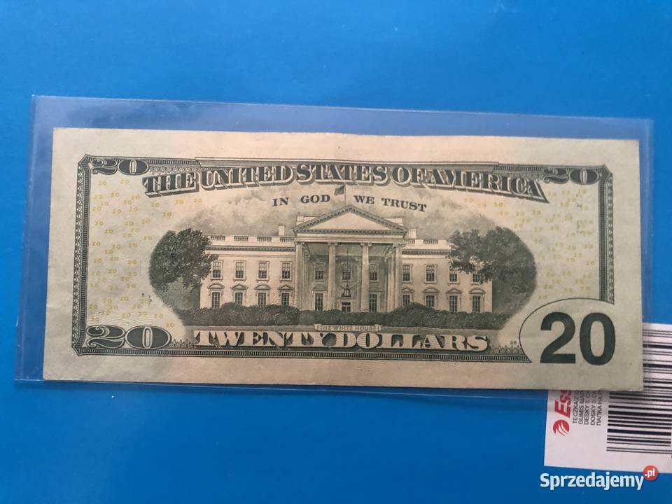 Banknot 20 dolarowy ciekawy numer i gwiazdka Szczecin