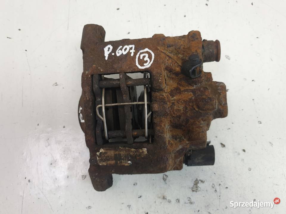 Peugeot 607 ZACISK HAMULCOWY prawy TYŁ TYLNY osobowe Rudka