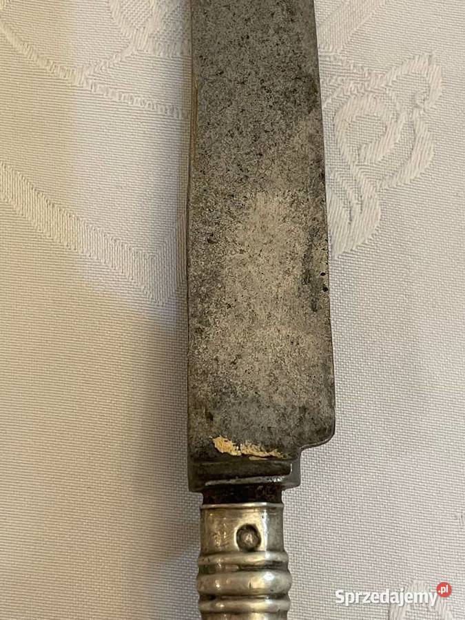 Posrebrzany nóż z Gwiazdą Dawida Kraków sprzedam