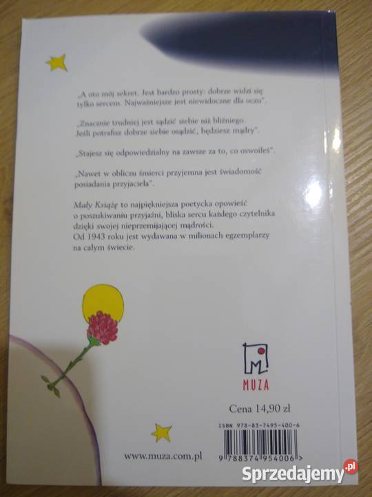 Antoine de SaintExupry Mały Książę Książki i Podręczniki łódzkie Dłutów