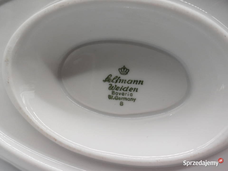Elegancka Porcelanowa Sosjerka Seltmann Weiden Porcelana i szkło