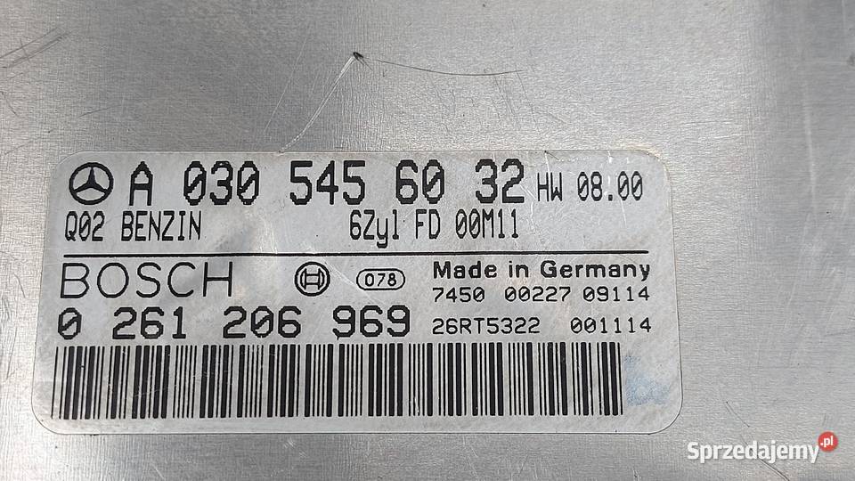 MERCEDES SLK R170 32 komputer sterownik silnika