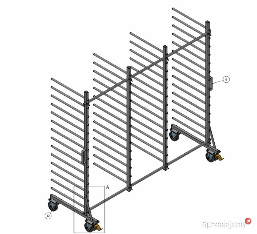 wózek lakierniczy WL2000S114P Standard