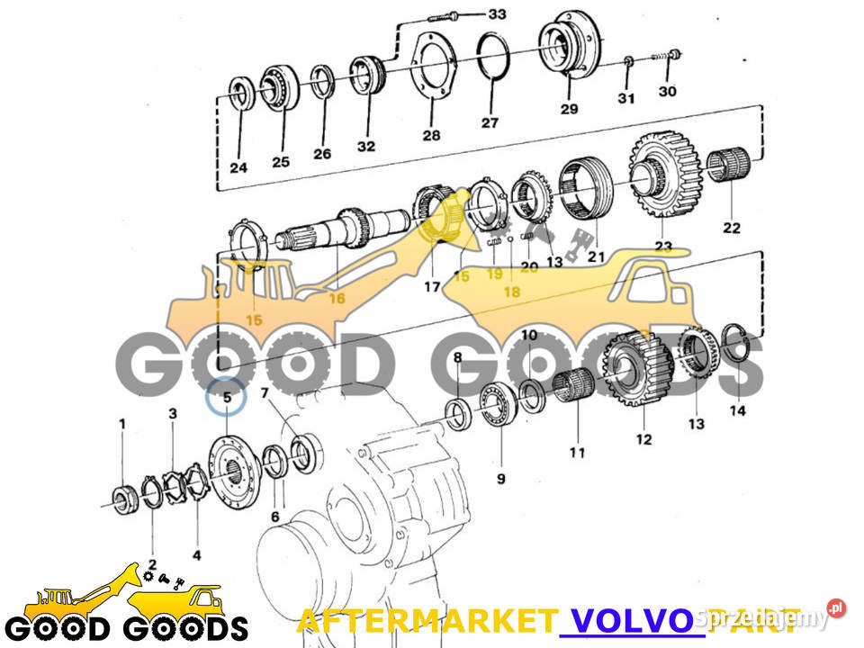 VOLVO FLANSZA 1524014 11987500 11144044 Władysławów